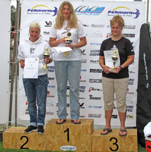 Zara on the top spot of the podium